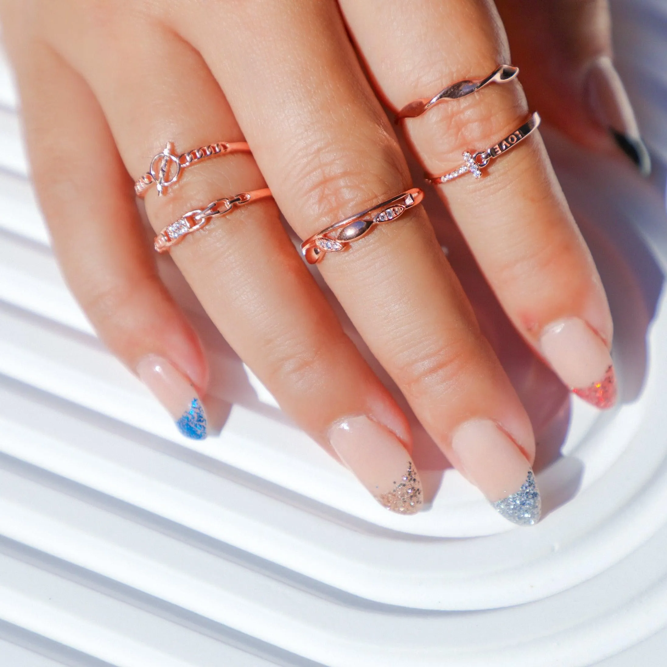 Stacking Leaf Ring