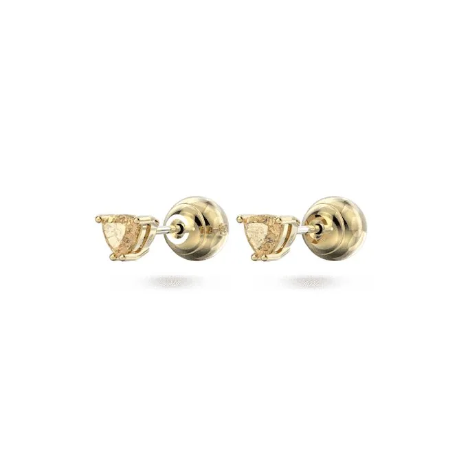 Stilla Stud Orange Gold-tone Plated Earrings 5639116