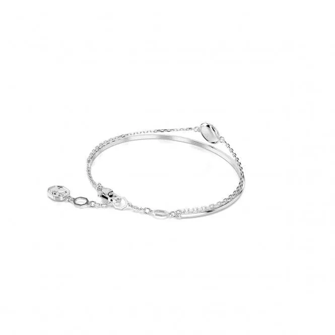 Sublima White Rhodium Plated Bangle 5683447