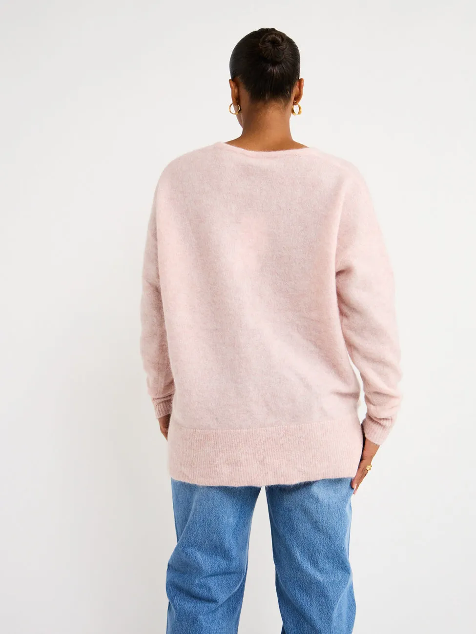 Suboo Mollie Knit Jumper in Light Pink