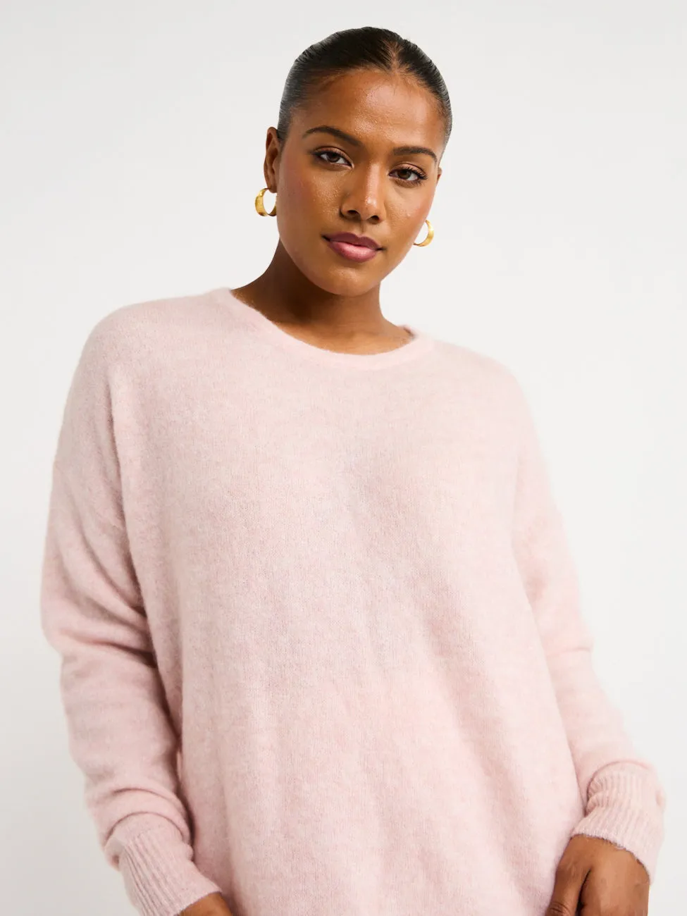 Suboo Mollie Knit Jumper in Light Pink