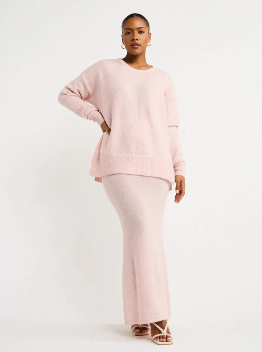 Suboo Mollie Knit Jumper in Light Pink