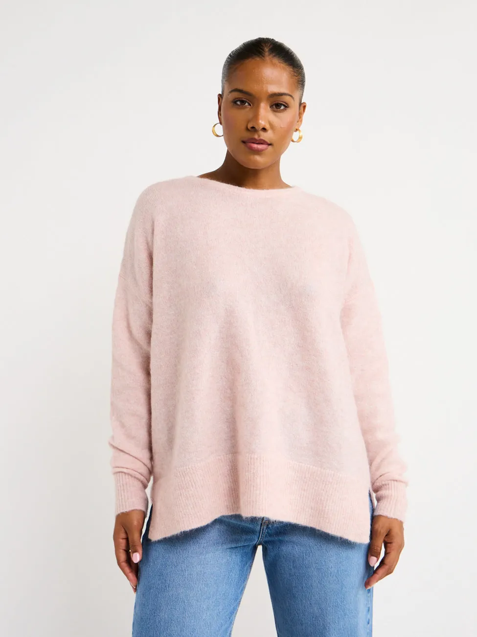 Suboo Mollie Knit Jumper in Light Pink