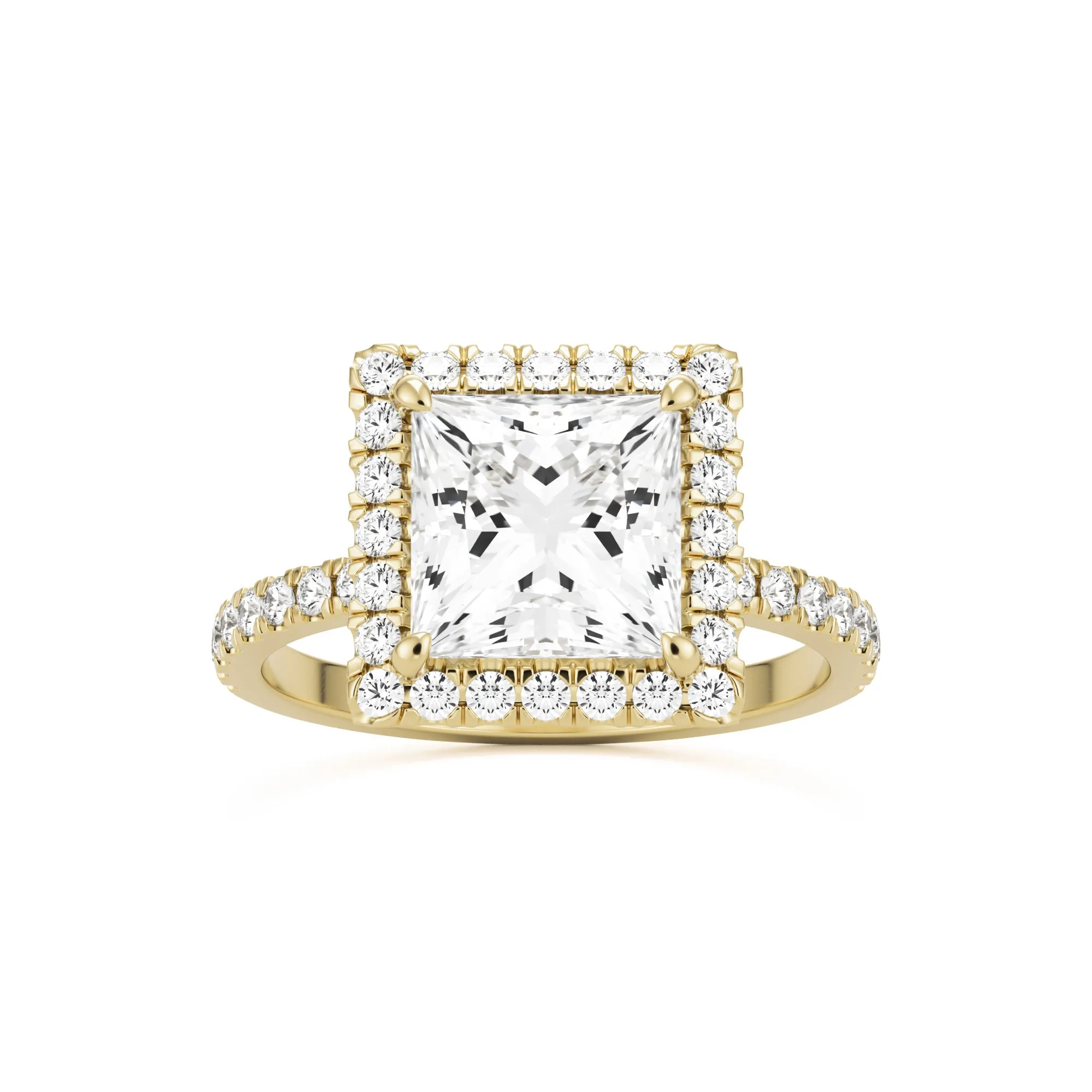 The Princess Halo Pavé