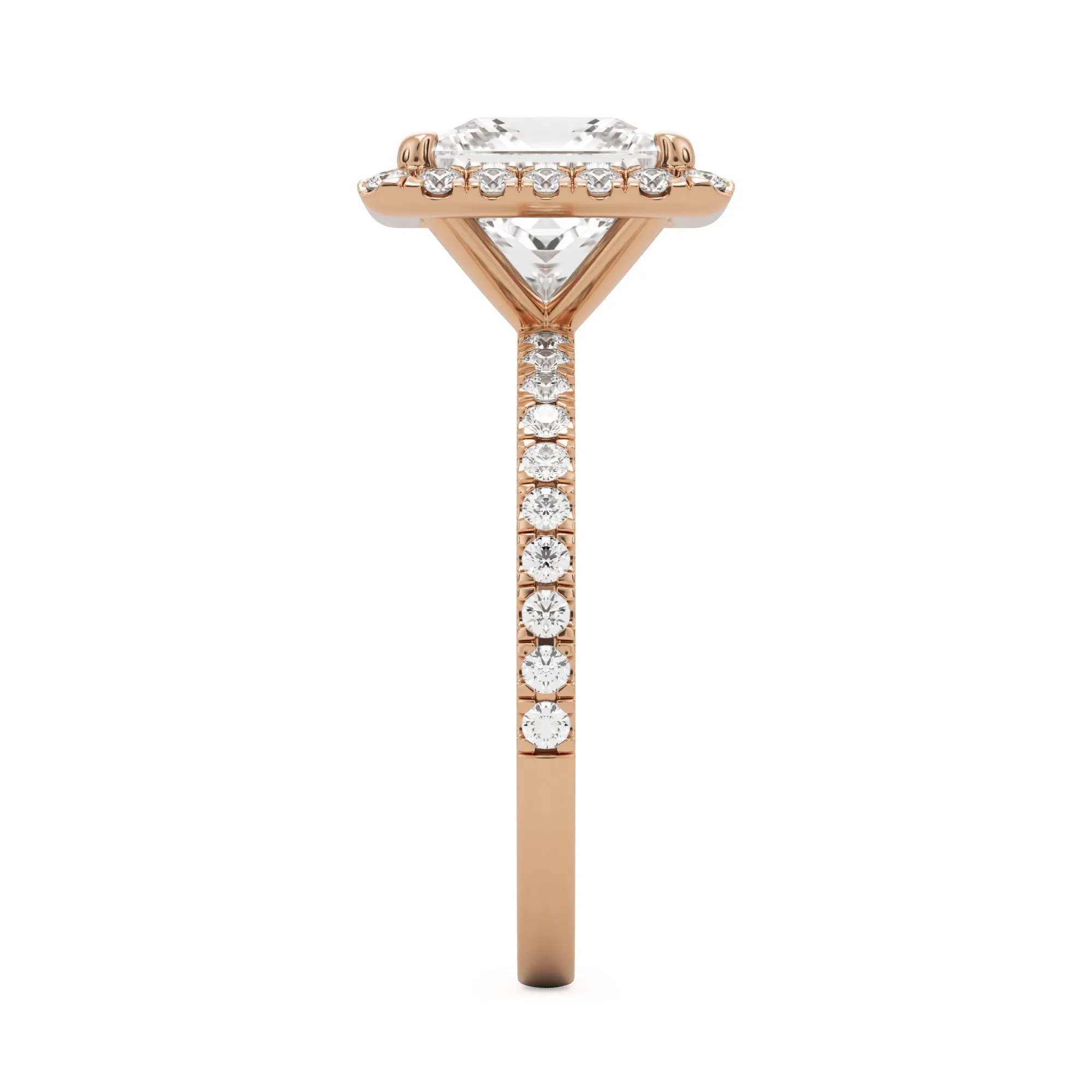 The Princess Halo Pavé