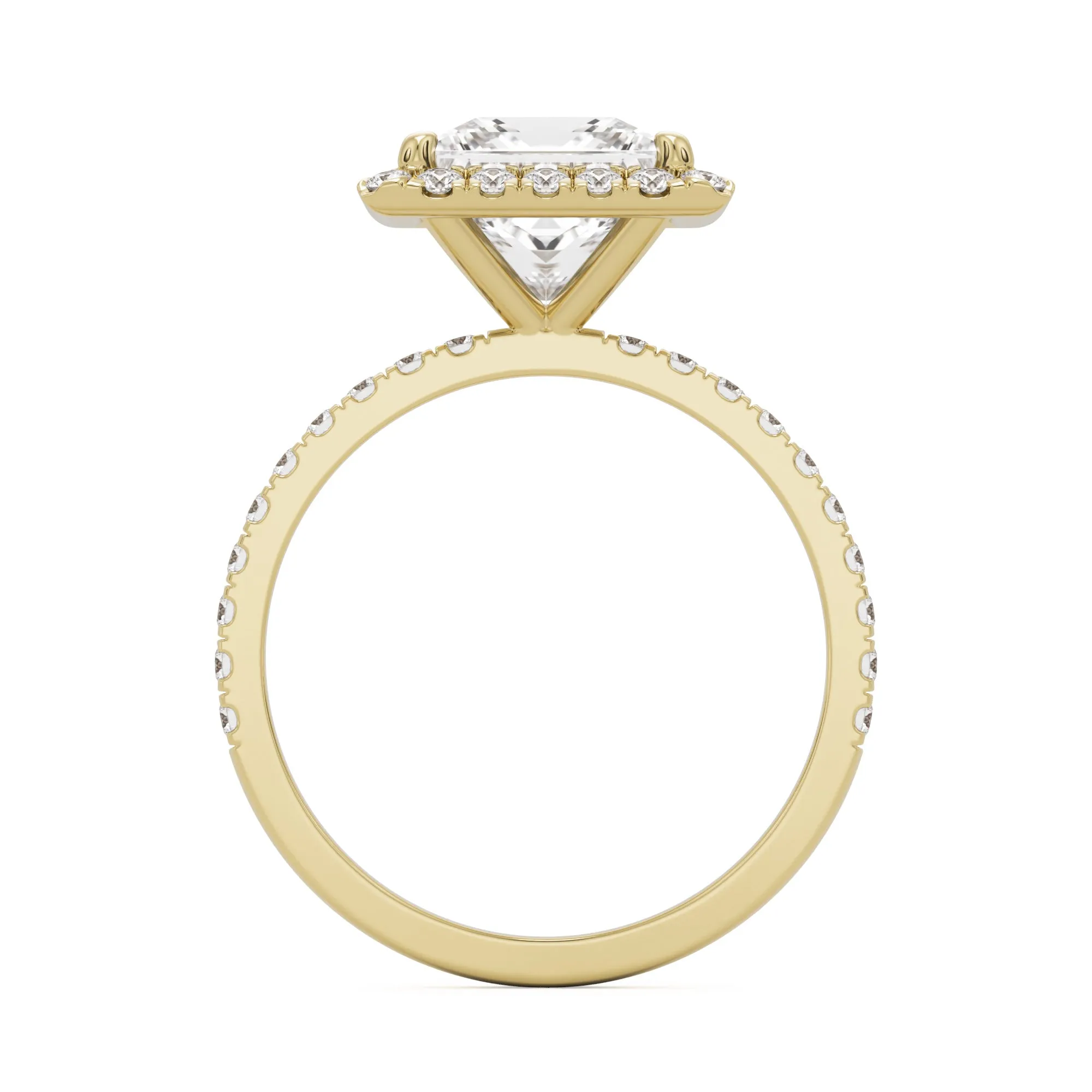 The Princess Halo Pavé