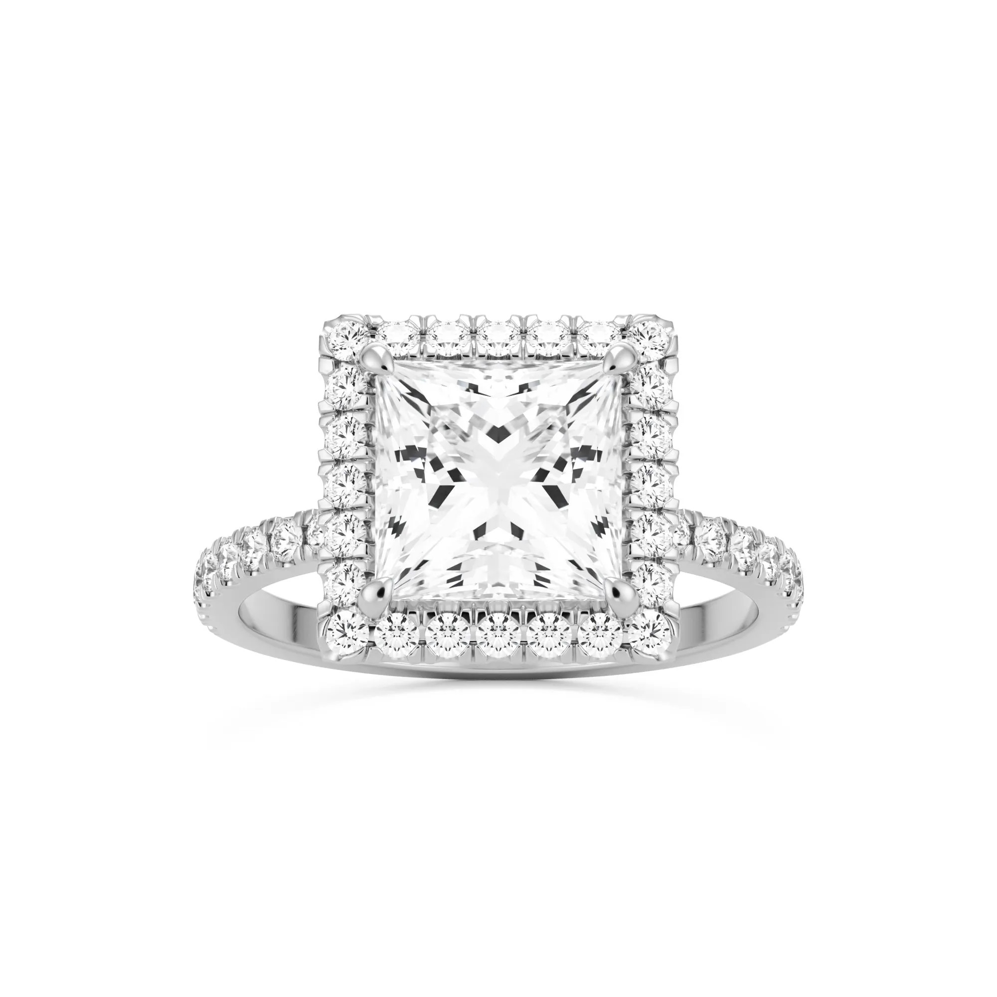 The Princess Halo Pavé