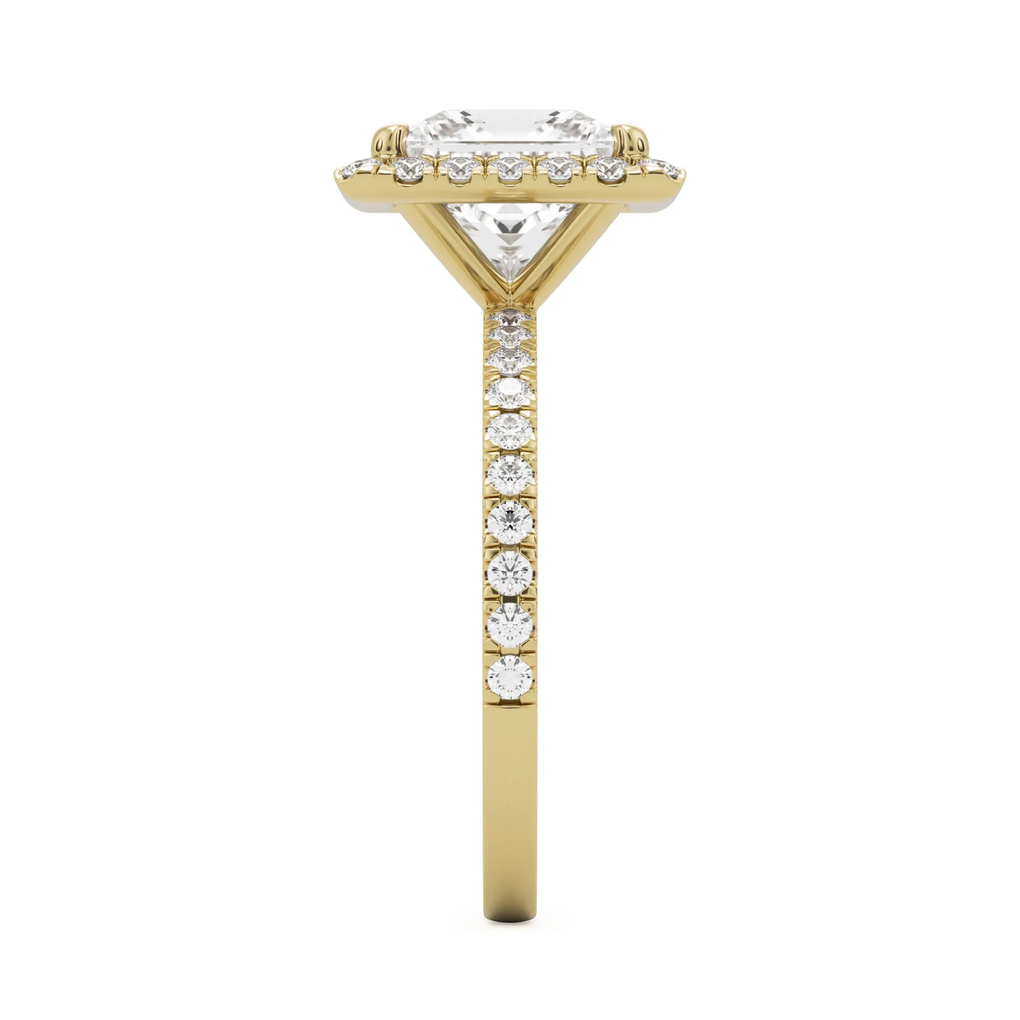 The Princess Halo Pavé