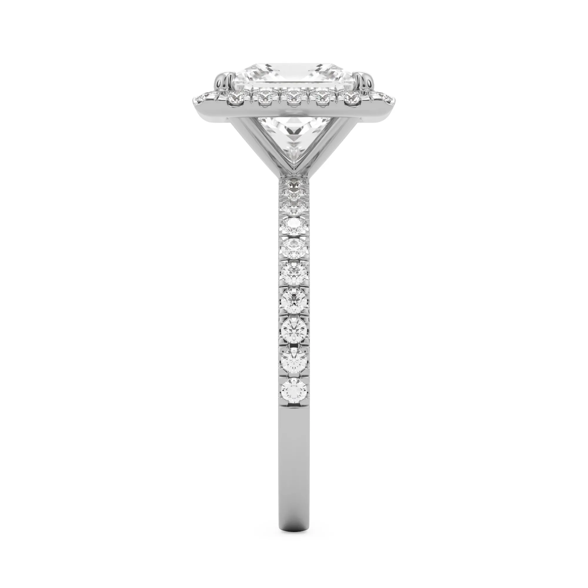 The Princess Halo Pavé