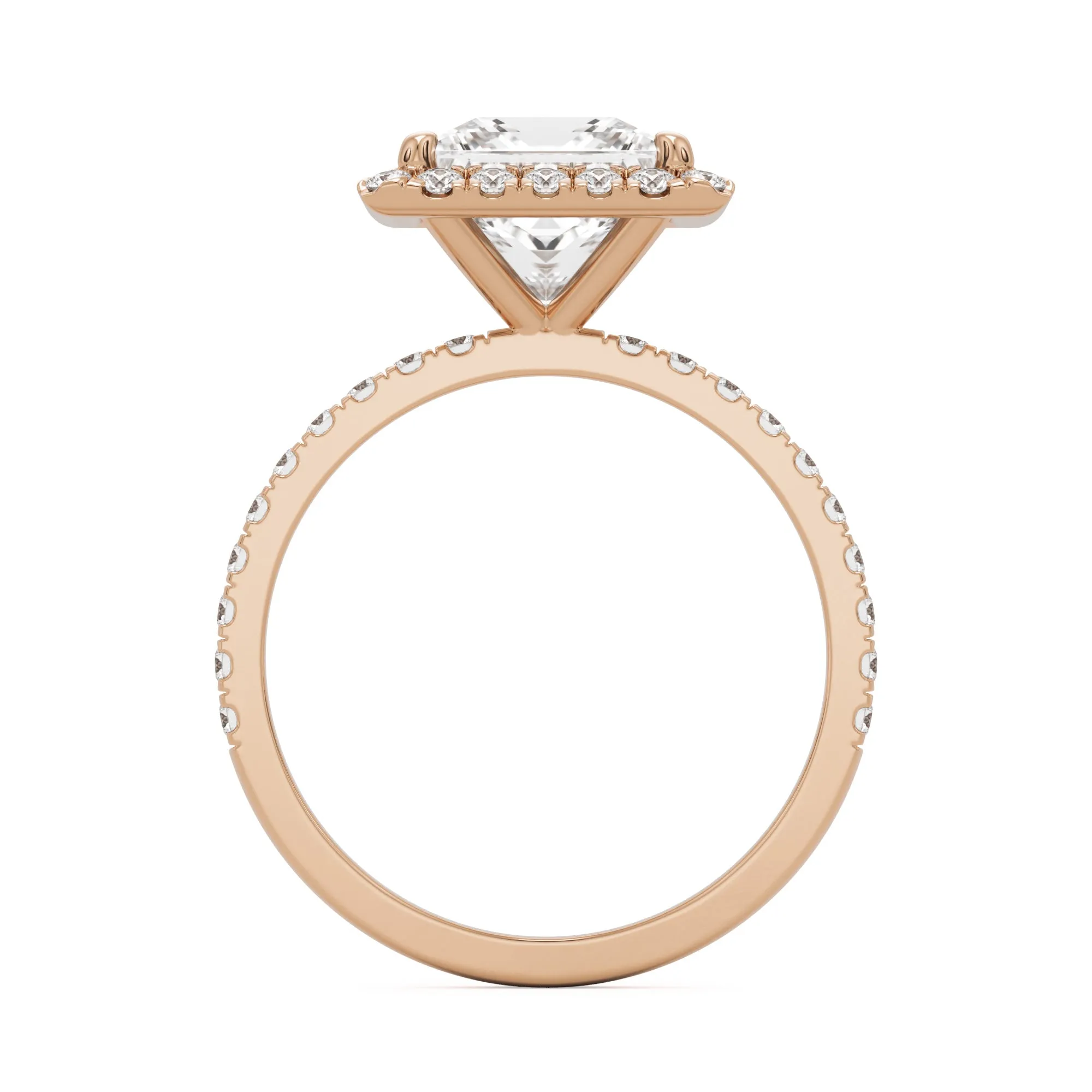 The Princess Halo Pavé