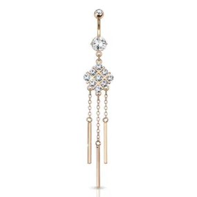 Tic Tac Toe with Hanging Bars Belly Bar