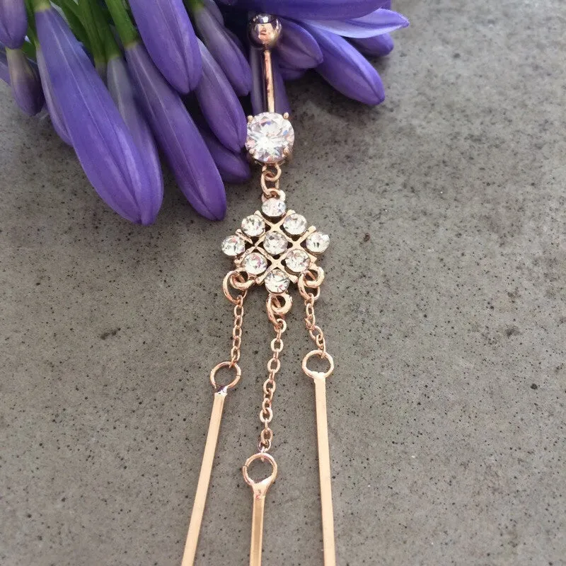 Tic Tac Toe with Hanging Bars Belly Bar