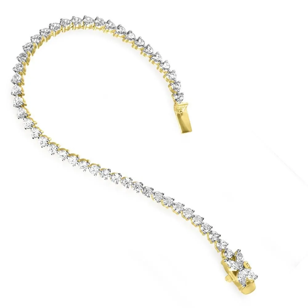 Tiffany Style Tennis Bracelet