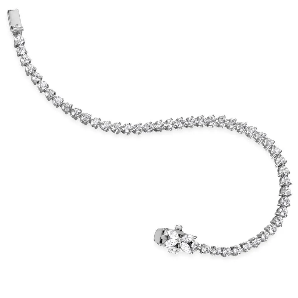 Tiffany Style Tennis Bracelet