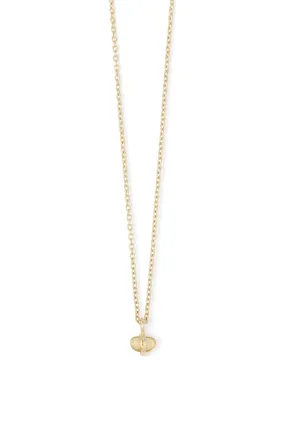 Tiny Freeform Citrine Necklace