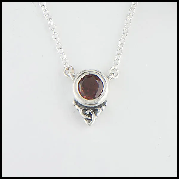Trinity Necklace with Gemstones