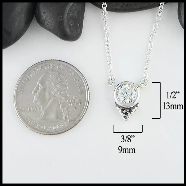 Trinity Necklace with Gemstones