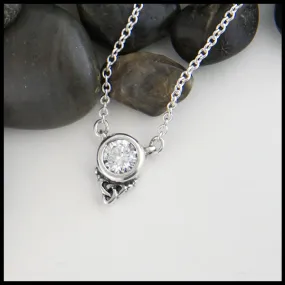 Trinity Necklace with Gemstones
