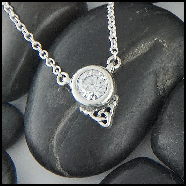 Trinity Necklace with Gemstones