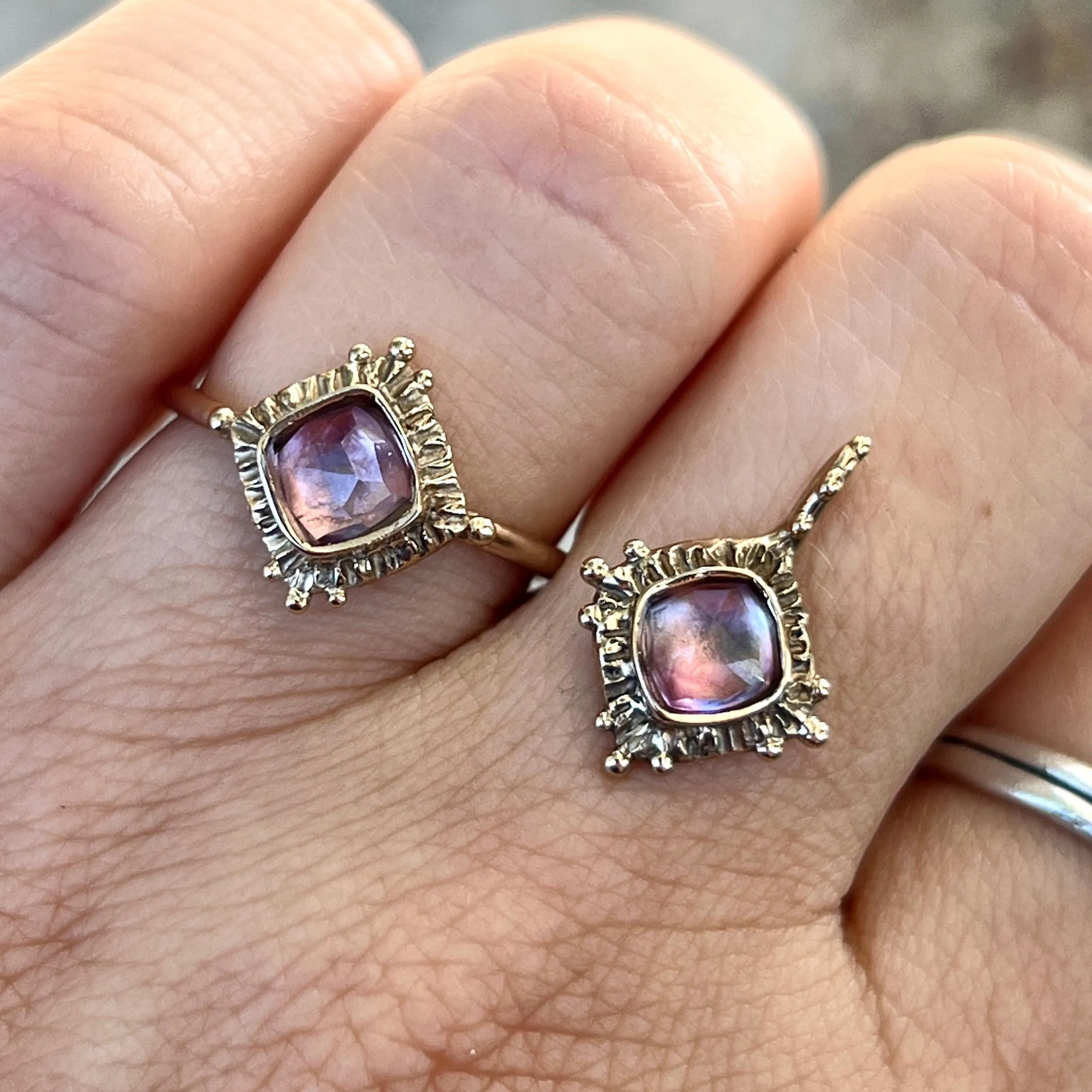 TRINITY / Pink Amethsyt Pendant