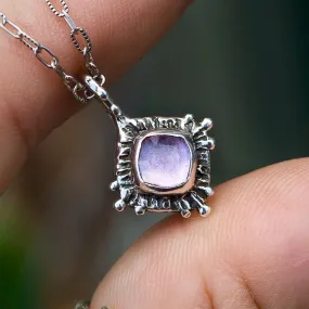 TRINITY / Pink Amethsyt Pendant
