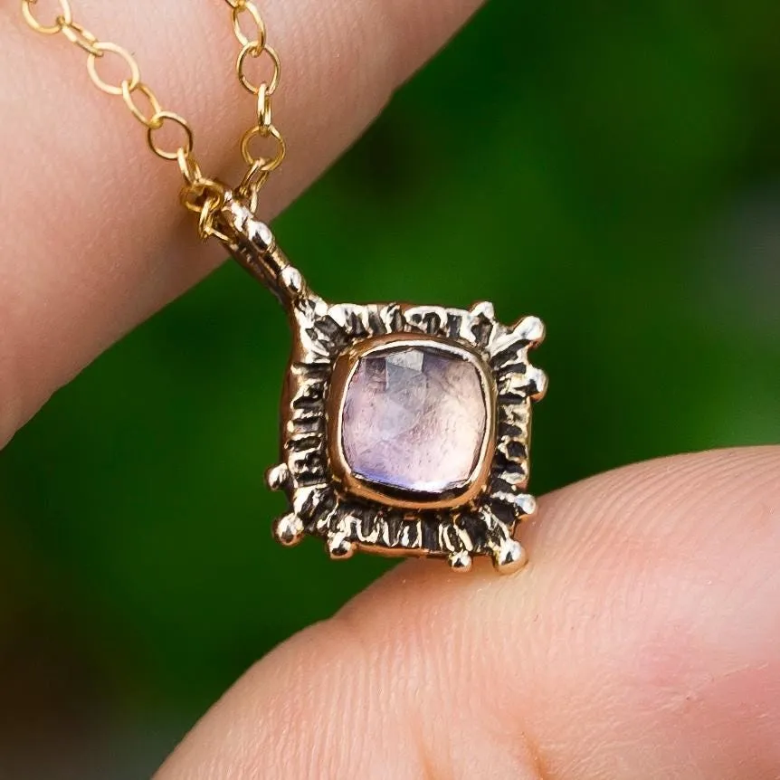 TRINITY / Pink Amethsyt Pendant
