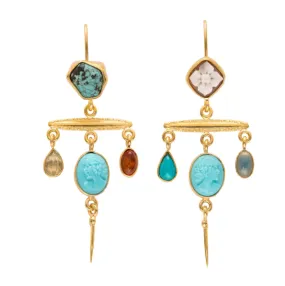 Victorian Pin Drop Earrings