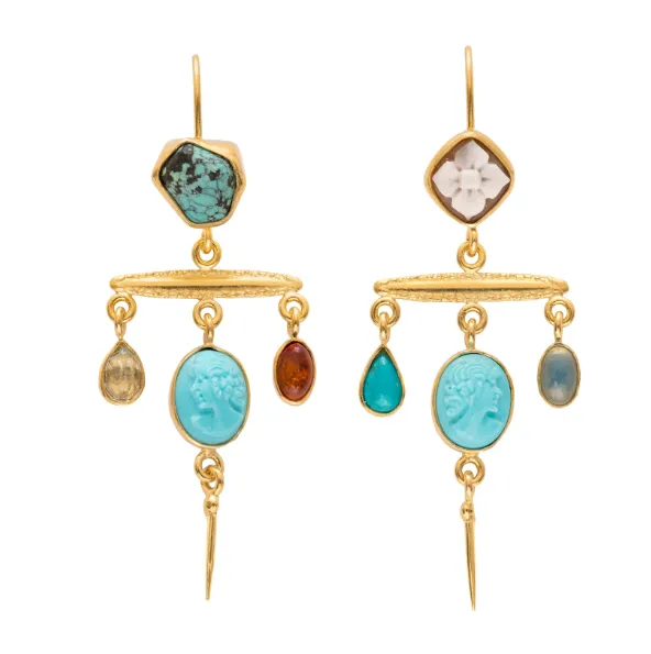 Victorian Pin Drop Earrings