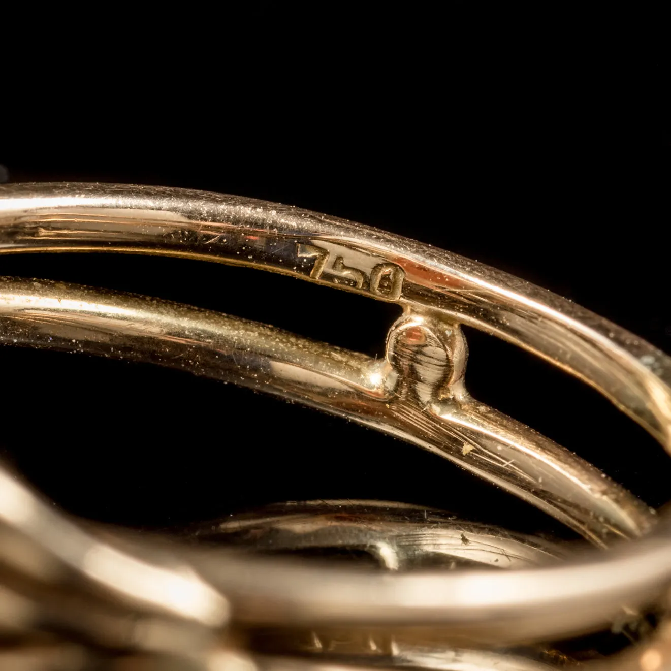 Vintage Citrine Diamond Ring 7ct Citrine Circa 1960