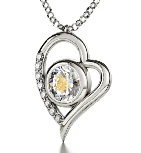 Virgo Sign, 925 Sterling Silver Necklace, Swarovski