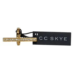 Whitney Pave Line Ring Gold Size 6 by CC Skye for Women - 1 Pc Ring