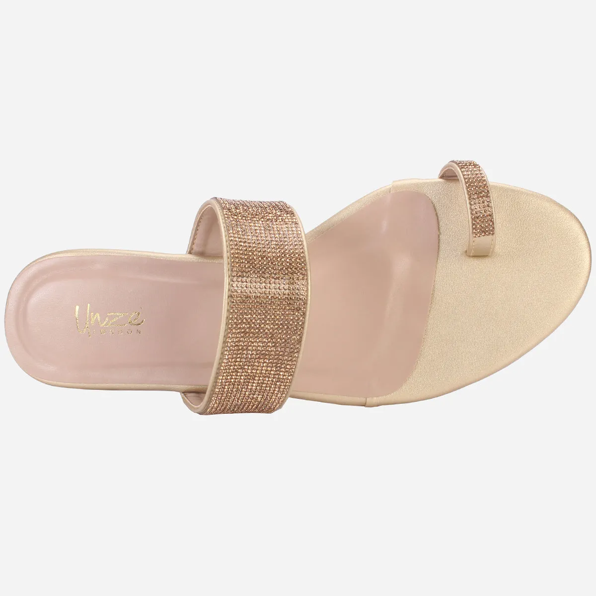 Women's "LEXI" Decorated Toe Ring Summer Slippers