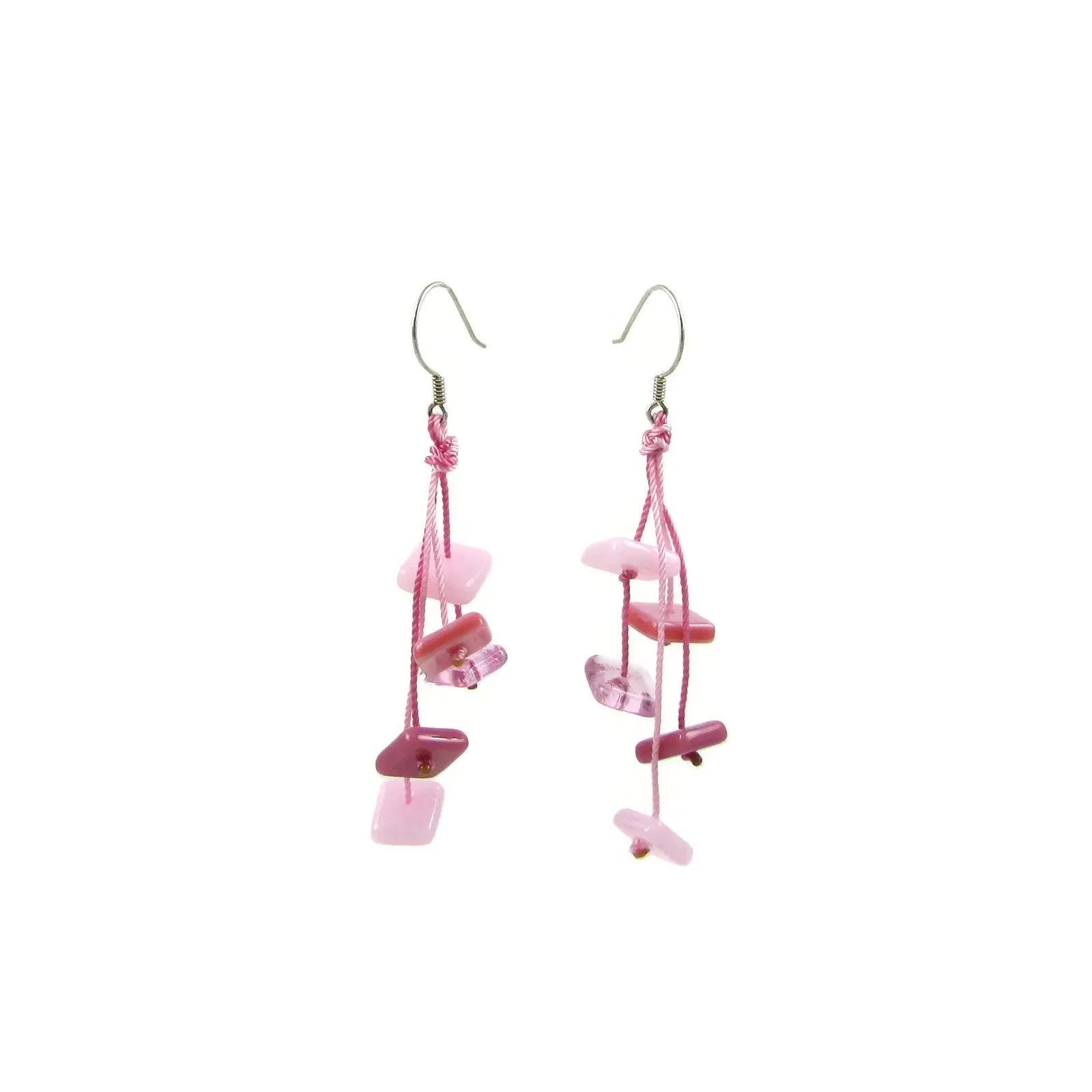 Zen Glass Earrings - Orange
