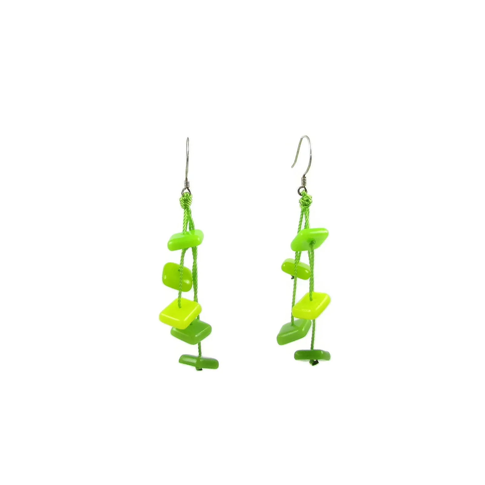 Zen Glass Earrings - Orange